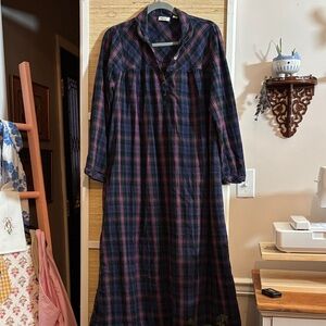 Scotch Plaid Nightgown 100 cotton Flannel